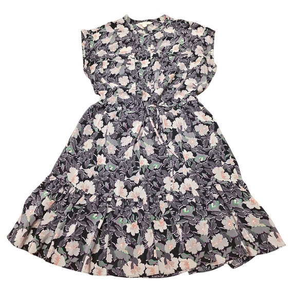 Rebecca Taylor Floral Silk Dress Size 6 - Picture 5 of 13